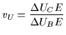 $\displaystyle v_U = \frac{\Delta U_CE}{\Delta U_BE}$